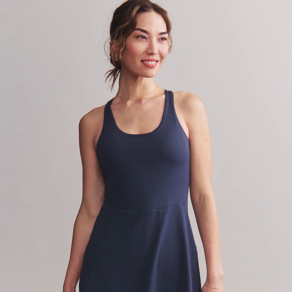 Course to Court Sport Dress in Navy from Rhone